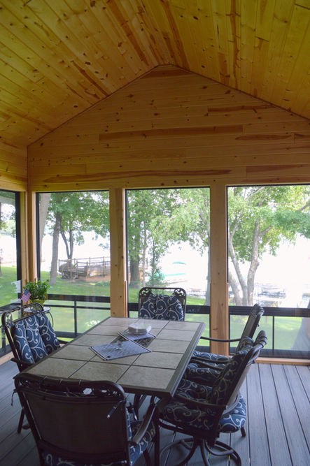 Porch vaulted Ceiling