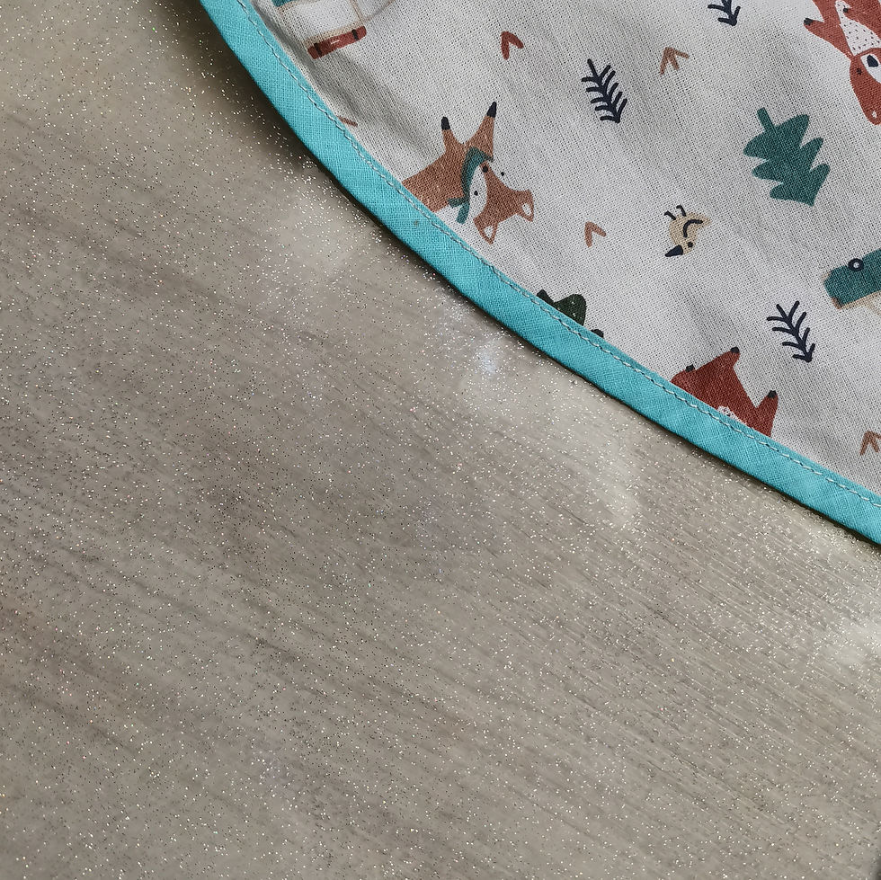 Miniature : Tablier et sac à goûter "en forêt" spécial maternelle