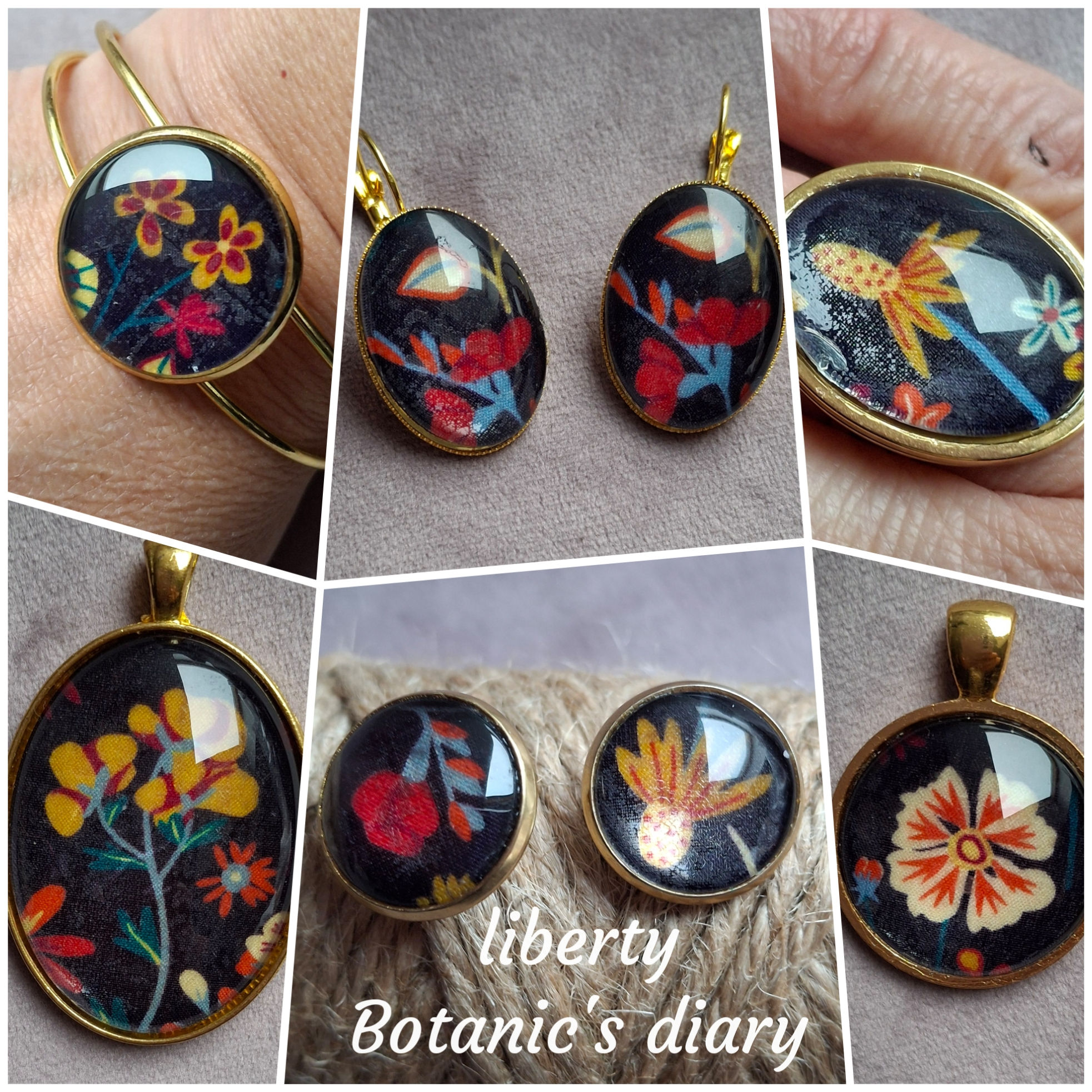 Gamme dorée Liberty Botanic's diary