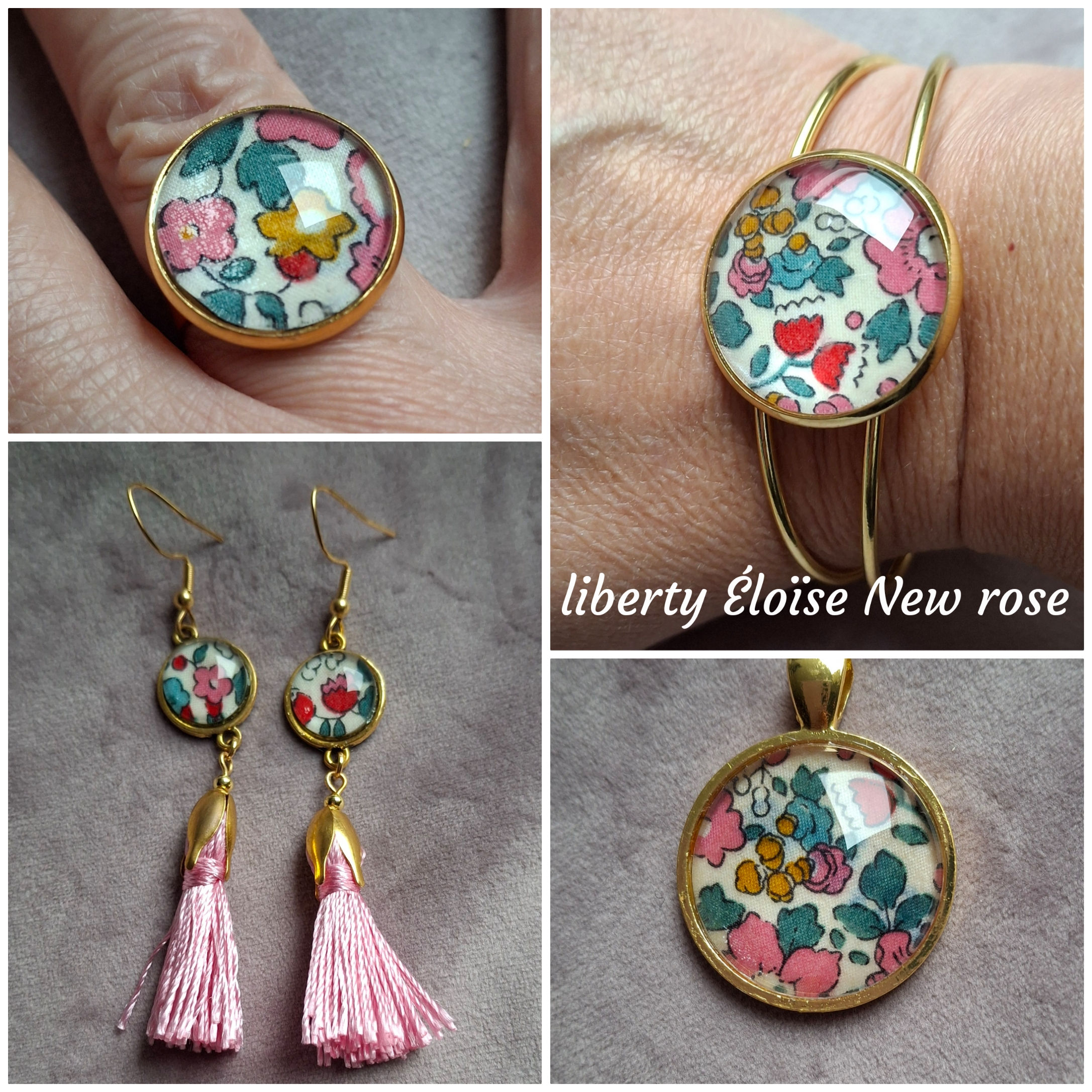 Gamme dorée Liberty Eloïse new rose