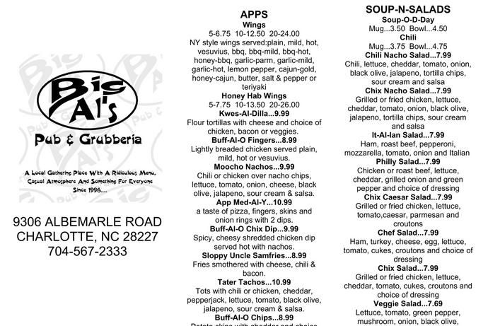 Big Al's Pub & Grubberia