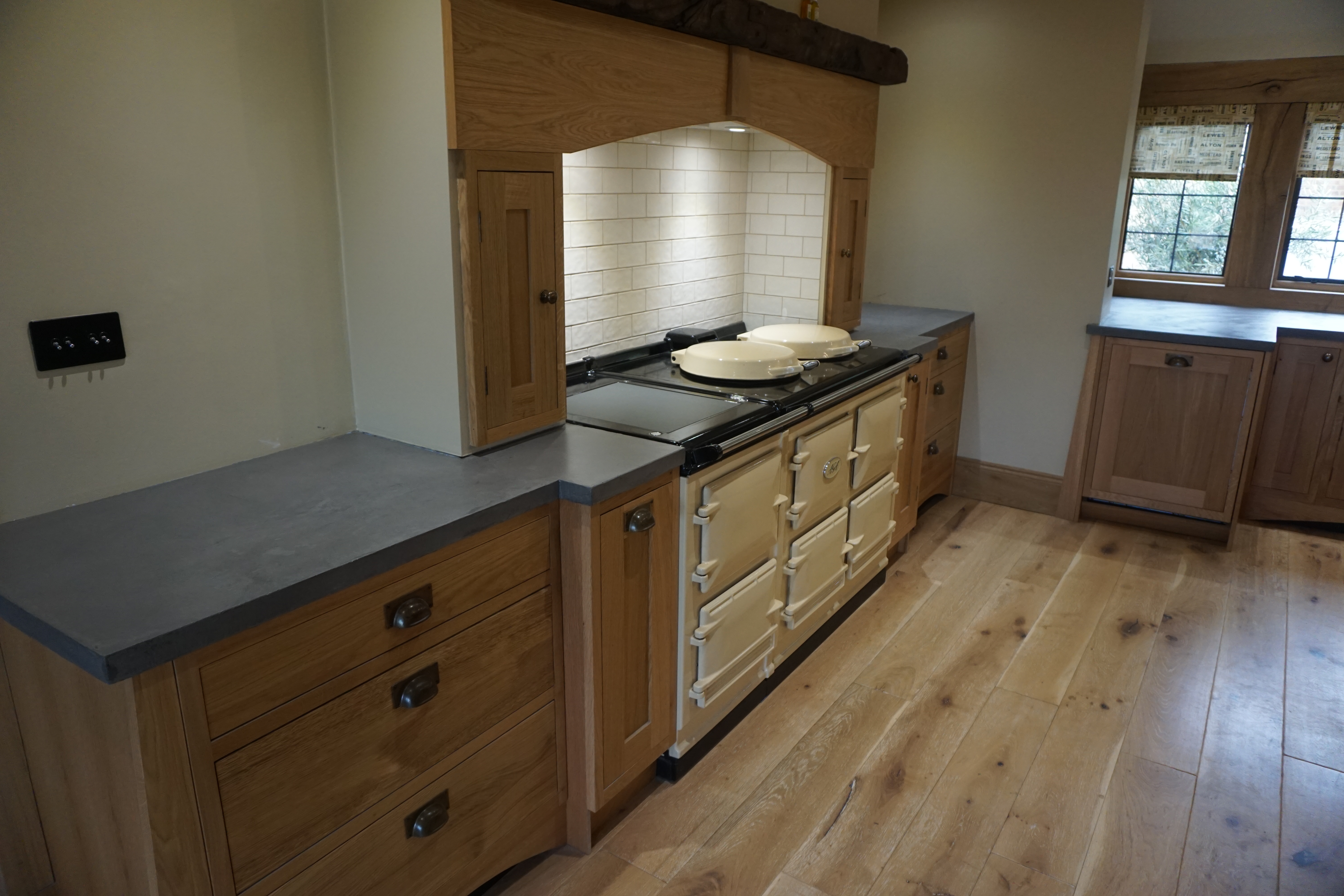 Polished concrete worktops in Shere, Guildford