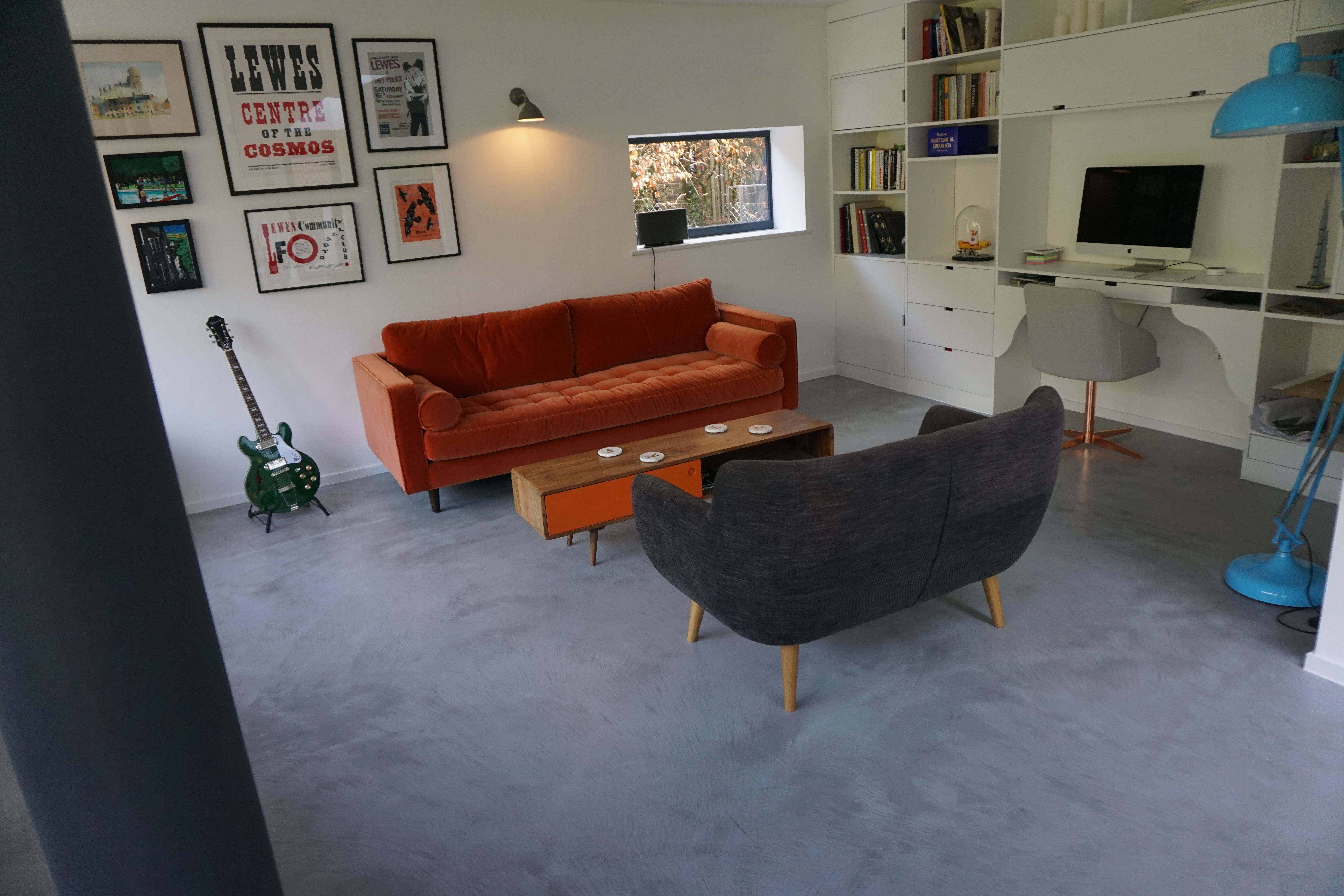 Polished concrete floor in Lewes East Sussex