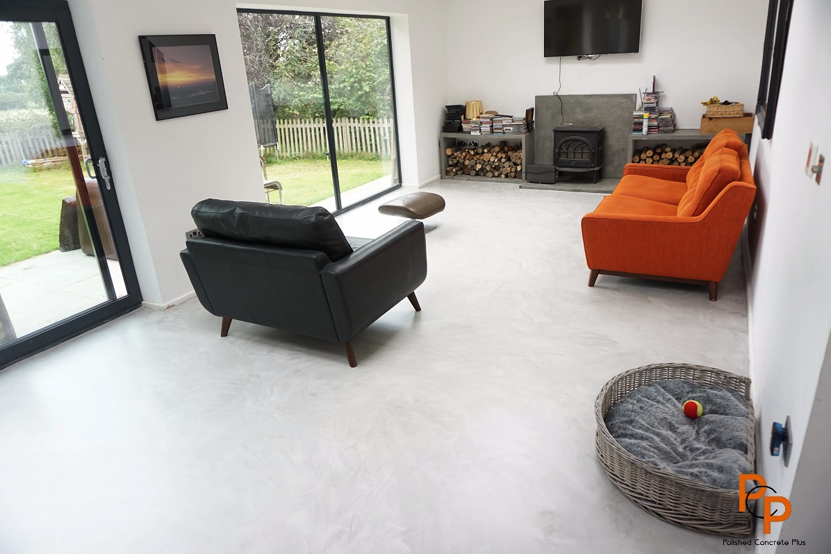 Polished concrete floor in Brighton