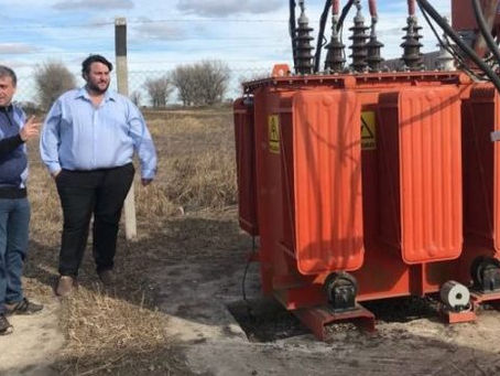 Roldán: Habilitan subestación transformadora que potencia el área industrial