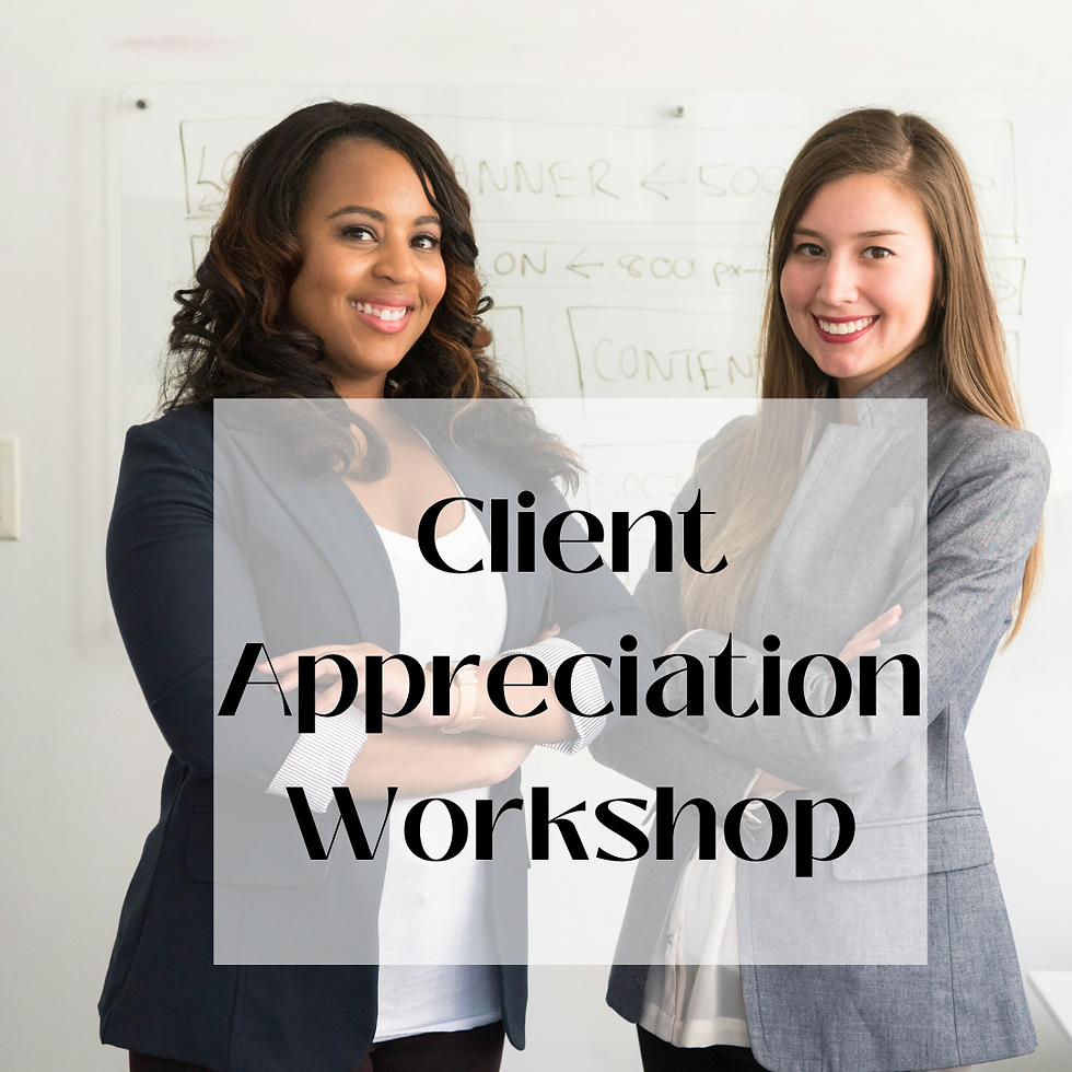 Fermin Ospina - Client Appreciation Event / WORKSHOP