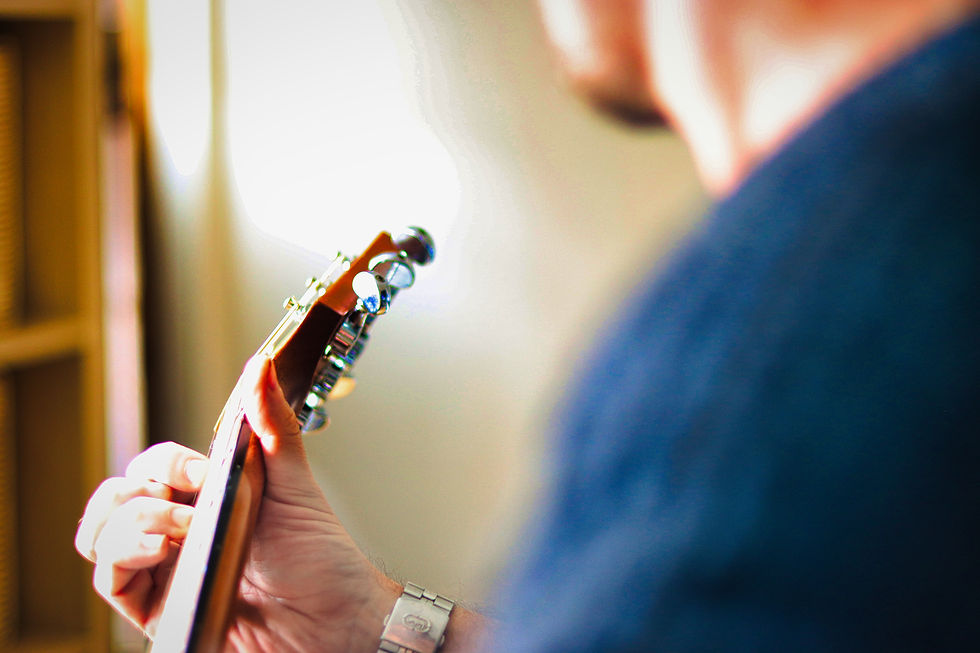 Nicky making music