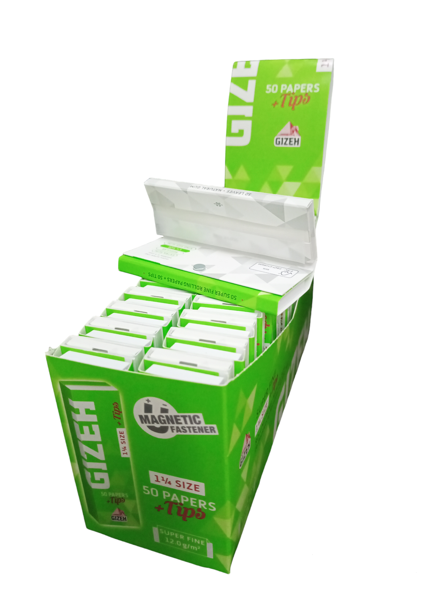 Hojilla Gizeh papel ultra fino con tips