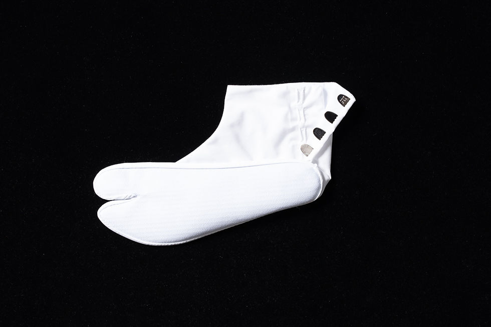 サムネイル： 当選キャラコ　４枚こはぜ　晒裏・ネル裏　（白）