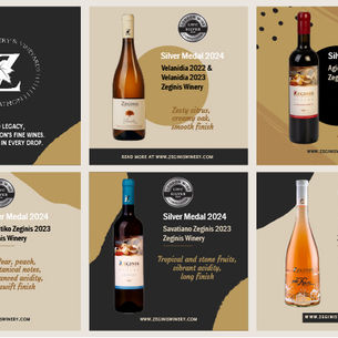 Το Οινοποιείο Ζεγγίνης λάμπει: 6 ασημένια μετάλλια από τον London Wine Competition 2024