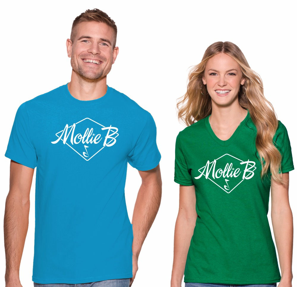 Shirt: ANY COLOR with "Mollie B" Logo