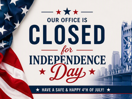 2026 Holiday Hours for Independence Day