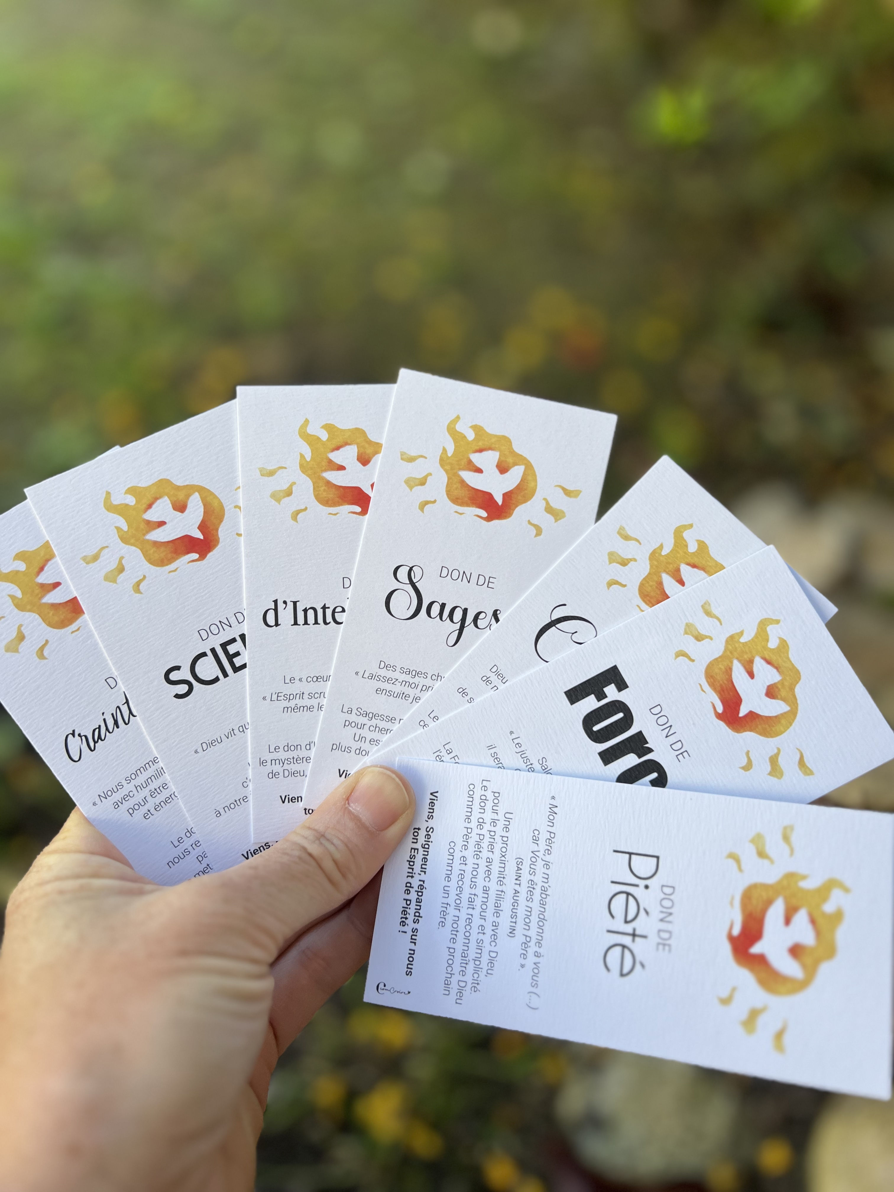 Signets Série 7 dons (Lot de 7 signets assortis)