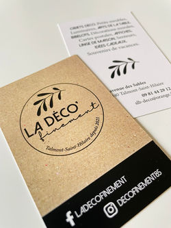 La déco finement - Carte de visite