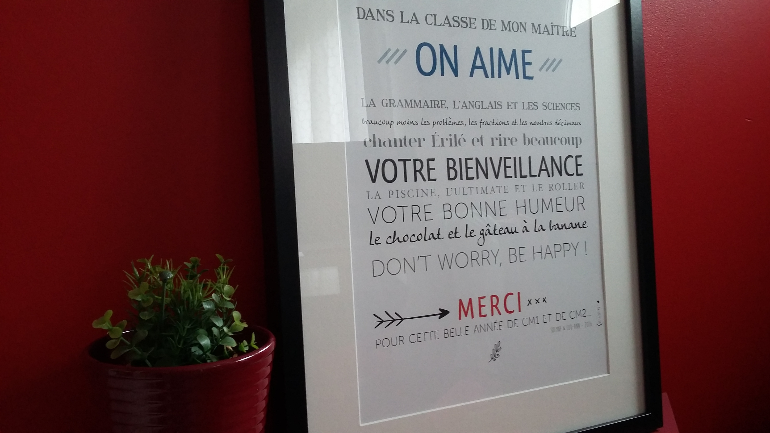 Affiche maître/maîtresse