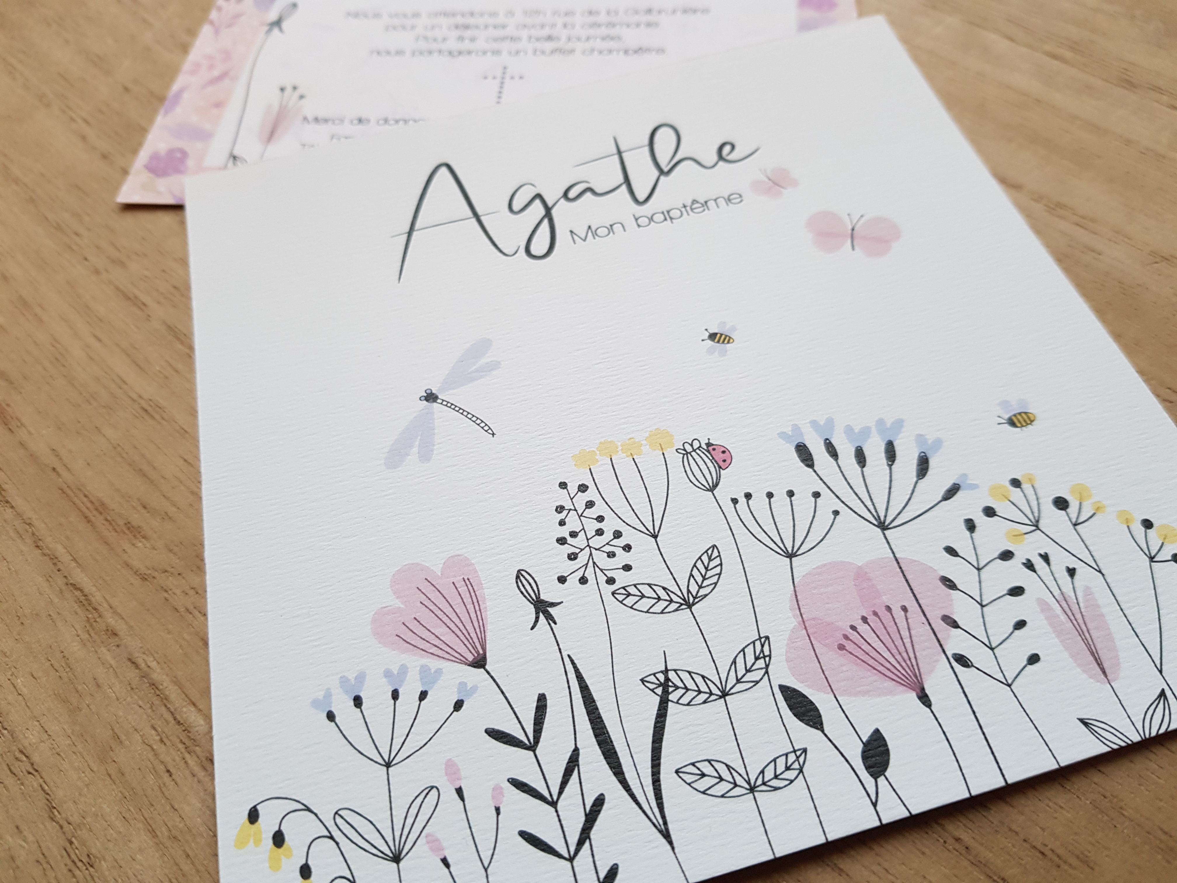 Invitation baptême