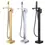 Thumbnail: Flat Neck Free Standing Bath Tub Faucet with Hand Shower(shipped from NG)