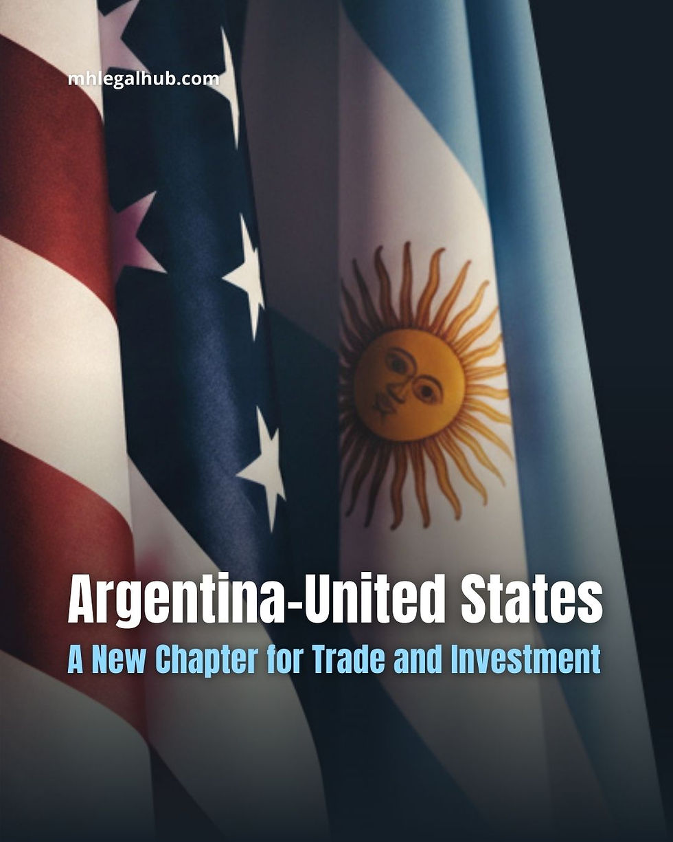 USA flag and Argentina flag