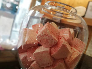 Stand gourmandise au marché de Noël