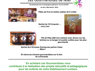 Gourmandises de Noël 2020