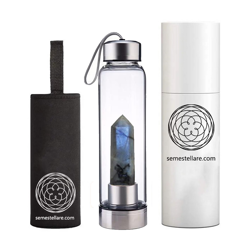 Thumbnail: FREQUENCY WATER BOTTLE - LABRADORITE