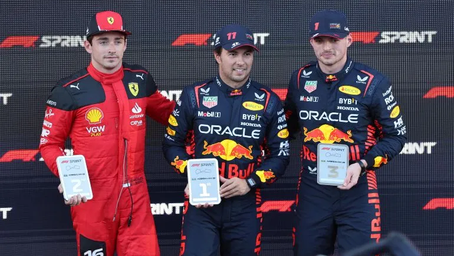 Checo Pérez gana el sprint en Azerbaiyán