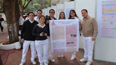 Estudiantes muestran investigaciones en Expo Cartel Otoño 2023
