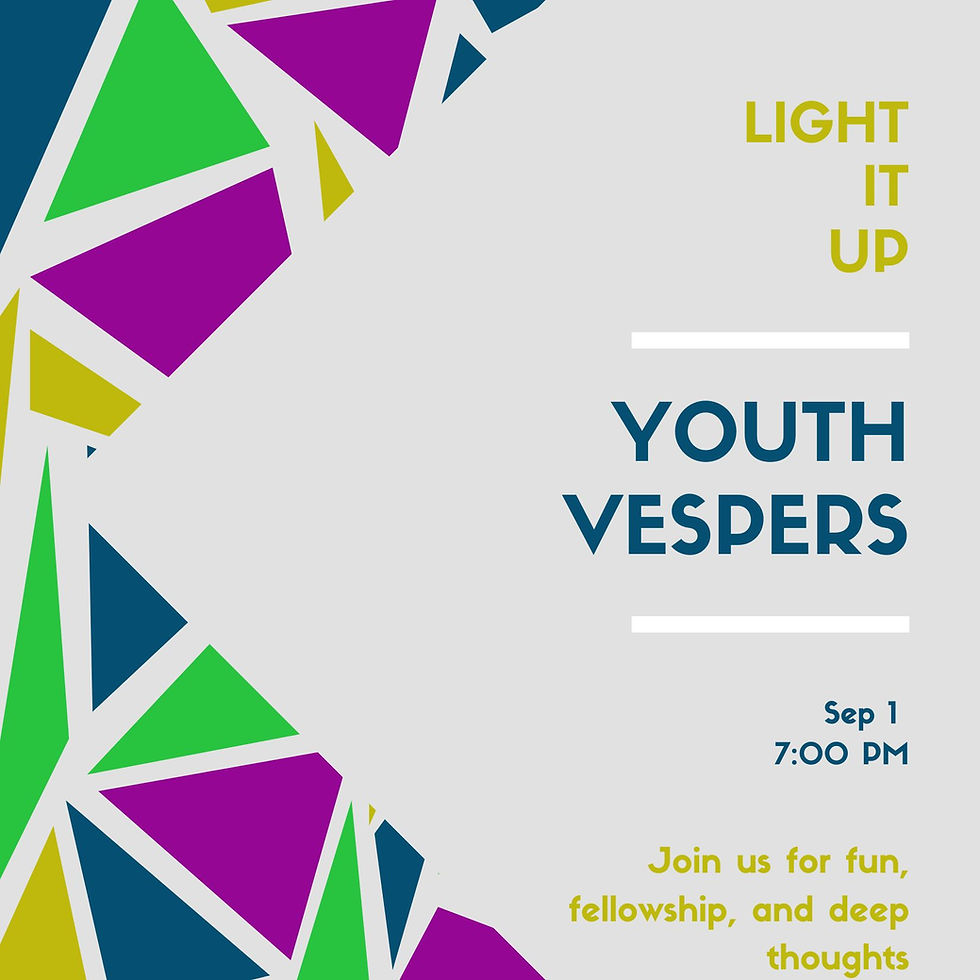 Light It Up Youth Vespers