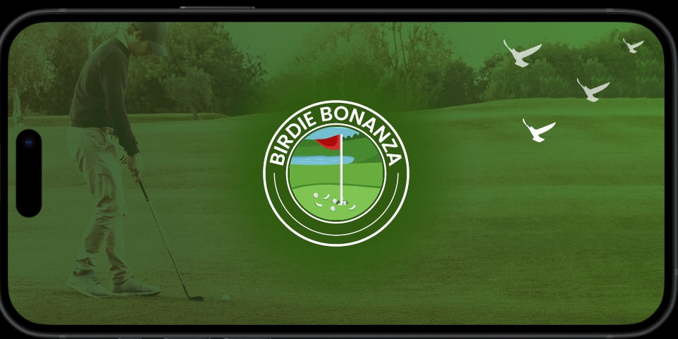 App Splash Screen Showing a golfer
