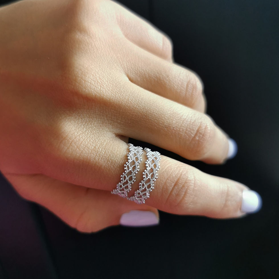 Miniature : Bague Dentelle