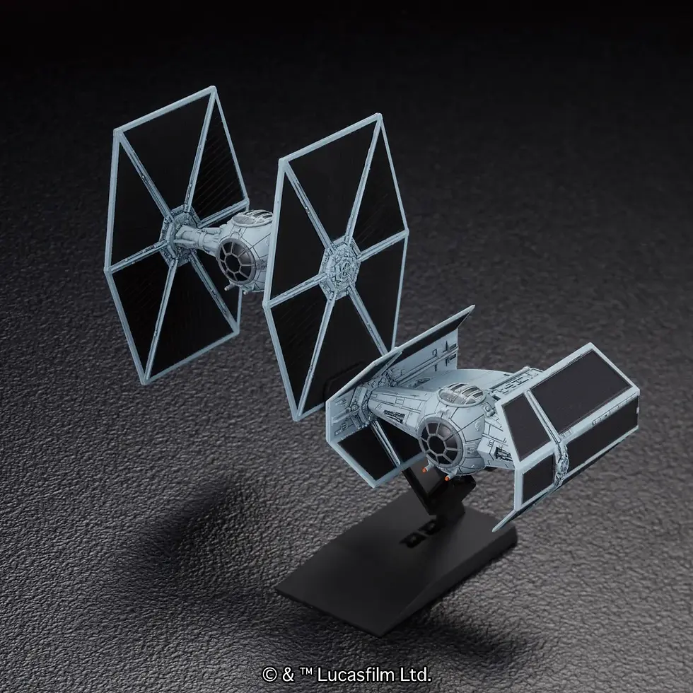 Star-Wars Vehicle Model 07 Tie Advanced x1 & Fighter Set