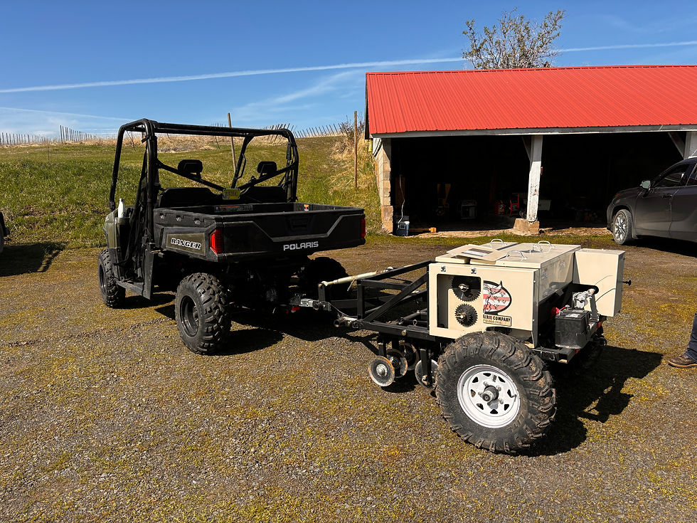 zoom out ATV attached with drill