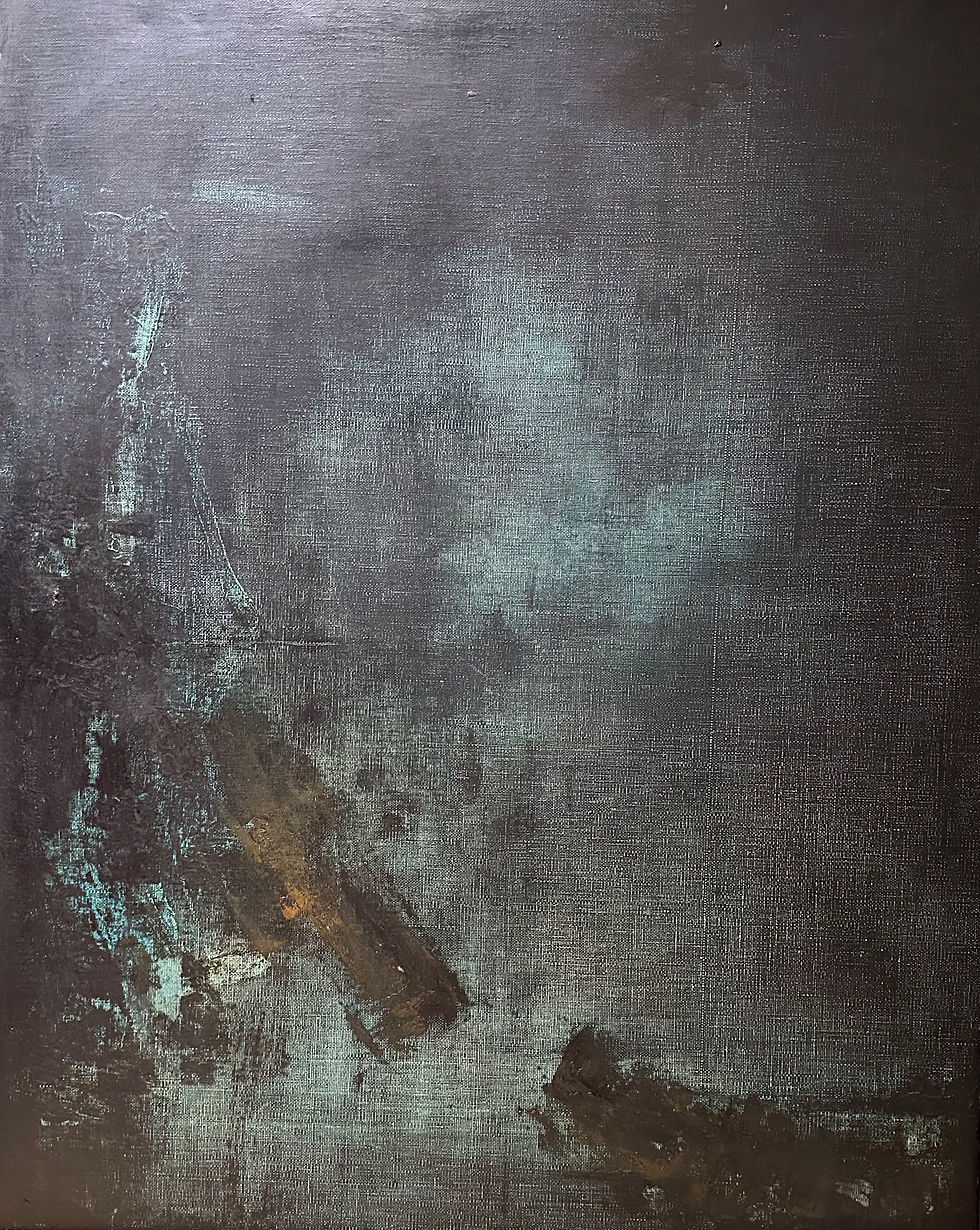 Dalila Puzzovio, de la serie Pintura Informalista, C.1960 [S.T #4], Pintura, 120 x 90 cm.