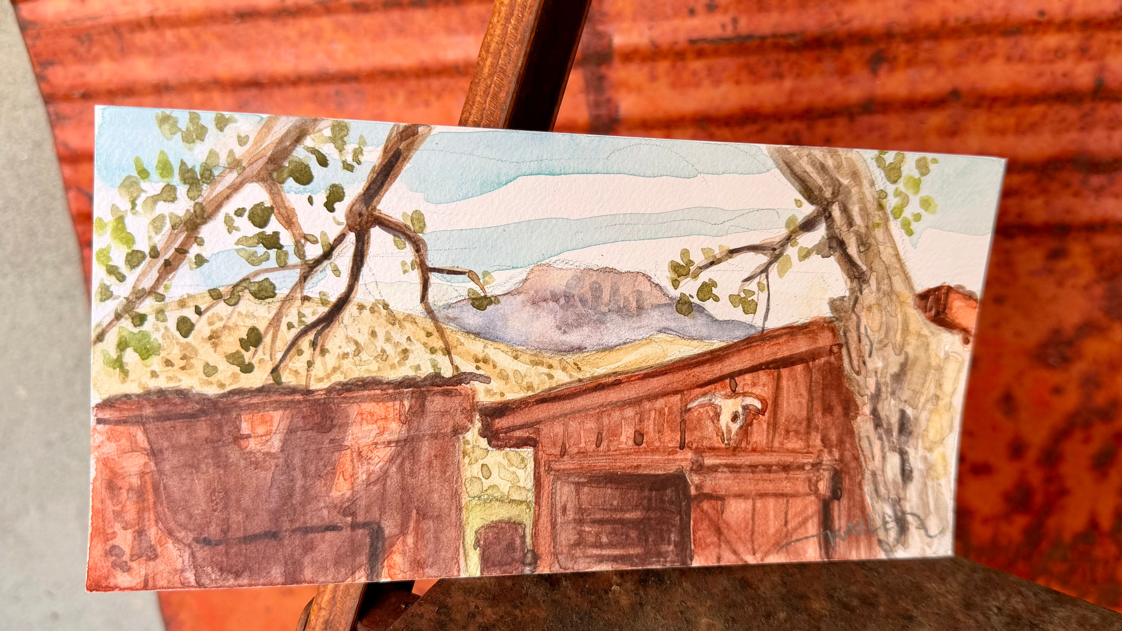 Horse Barn Plein Air