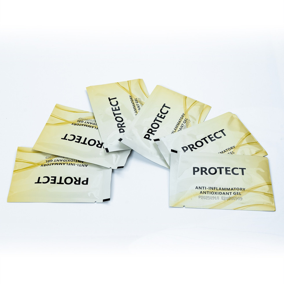 Close-up of NuTona Protect Anti-Inflammatory Antioxidant Gel (activator)