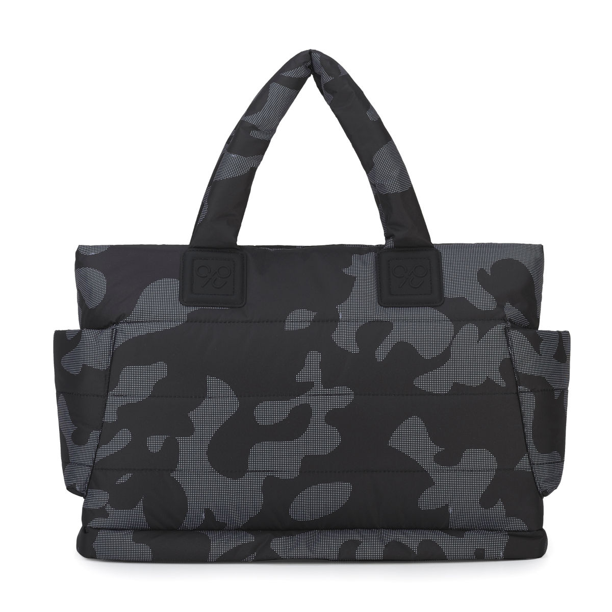 AIRY Tote L | Black Camouflage