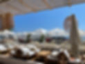 terrasse à cannes vue mer