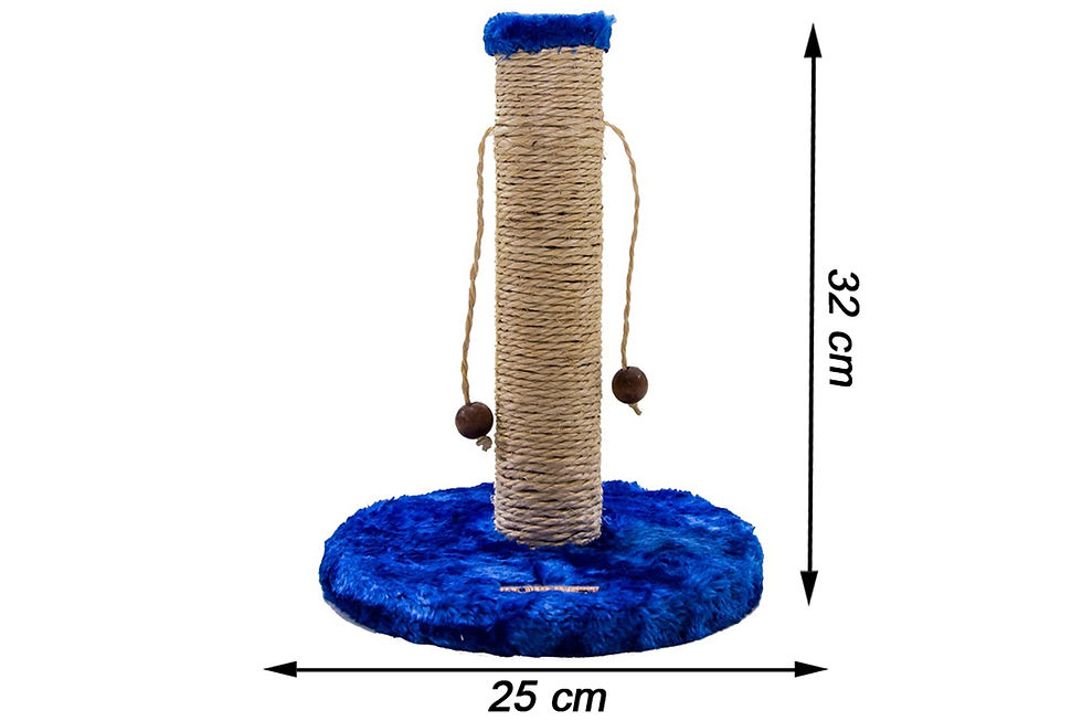 Miniatura: Luppet Brinquedo Arranhador Com Poste Para Gatos Azul