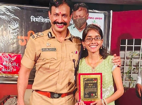 With Police Commissioner Krishna Prakash