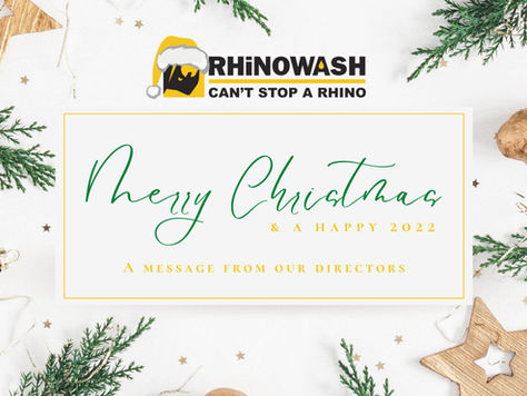 A Moment of Reflection and Thanks: A Message from our Rhinowash Directors