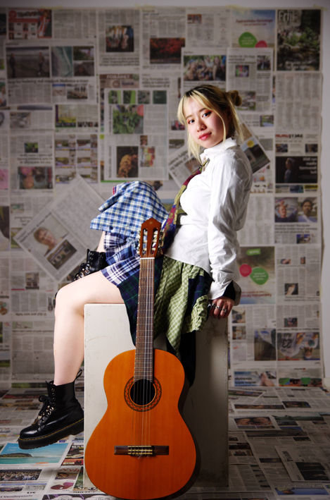 Universe : My textile and my guitar