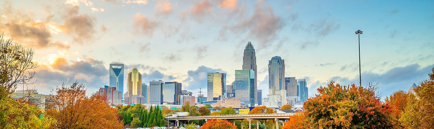 Charlotte city downtown skyline cityscape of North Carolina, USA at sunset.jpg