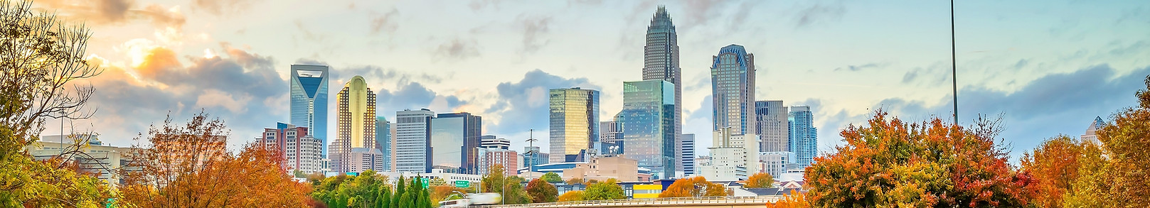 Charlotte city downtown skyline cityscape of North Carolina, USA at sunset.jpg