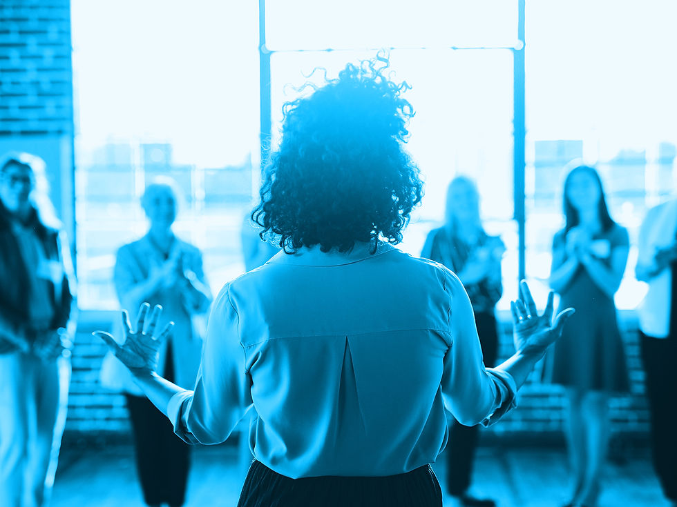 AEC marketing team participating in training exercise