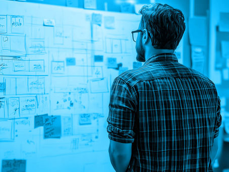 An AEC marketer storyboarding interview content