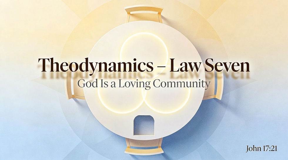 Theodynamics Law Seven 