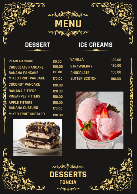 Toncia menu page 11