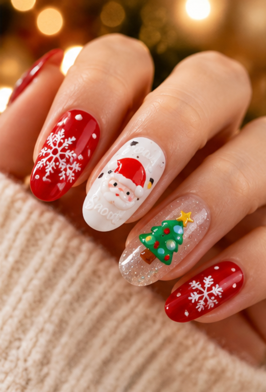 Christmas Magic 5D Nail Art Stickers