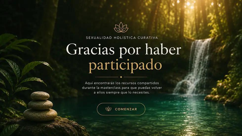 sexualidad holistica masterclass