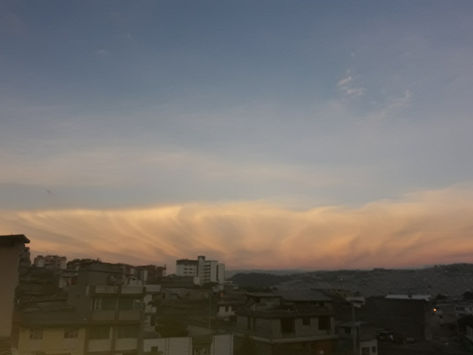 Hermoso atardecer.
